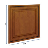 J&K Mocha Glazed K10 Dummy Door Panel 18" W x 18" H