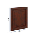 J&K Mahogany J5 Dummy Door Panel 18" W x 21" H