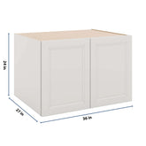 J&K Pure B5 Refrigerator Wall Cabinet - 36" W x 24" H x 27" D