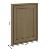 J&K Hazel H8 Dummy Door Panel 18" W x 24" H