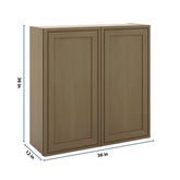 J&K Hazel H8 Double Door Wall Cabinet - 36" W x 36" H