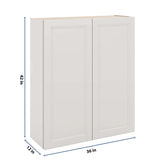 J&K Pure B5 Double Door Wall Cabinet - 36" W x 42" H