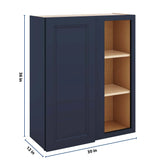 J&K Naval B7 Blind Wall Cabinet - 30" W x 36" H
