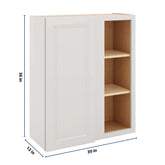 J&K Pure B5 Blind Wall Cabinet - 30" W x 36" H