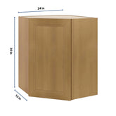J&K Butterscotch B8 Wall Diagonal Cabinet - 24" W x 30" H