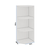 Modernform Cabinet White Shaker 09" W X 30" H X 12" D Wall Open End Cabinet