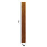 J&K Mocha Glazed K10 Wall Filler 3" W x 30" H
