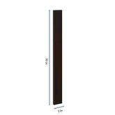 J&K Espresso K8 Wall Filler 3" W x 30" H