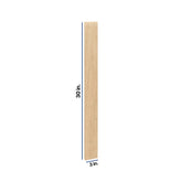 Modernform Cabinet Natural Oak 3" W X 30" H Wall Filler