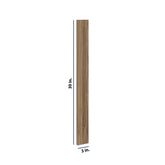 Modernform Cabinet Walnut 3" W X 30" H Wall Filler
