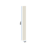 Modernform Cabinet Slim Dove White 3" W X 30" H Wall Filler