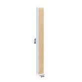Modernform Cabinet Natural Oak 3" W X 36" H Wall Filler