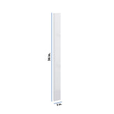 Modernform Cabinet Gloss White 3" W X 36" H Wall Filler