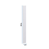 Modernform Cabinet Matte White 3" W X 36" H Wall Filler