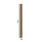 Modernform Cabinet Walnut 3" W X 36" H Wall Filler