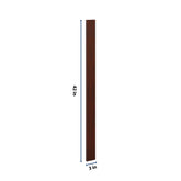 J&K Mahogany J5 Wall Filler 3" W x 42" H