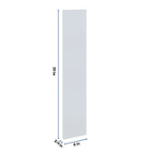 J&K White Shaker S8 Wall Filler 6" W x 30" H