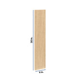 Modernform Cabinet Natural Oak 6" W X 30" H Wall Filler