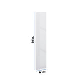 Modernform Cabinet Gloss White 6" W X 30" H Wall Filler