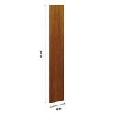 J&K Mocha Glazed K10 Wall Filler 6" W x 36" H