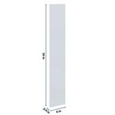 J&K White Shaker S8 Wall Filler 6" W x 36" H