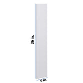 Modernform Cabinet Matte White 6" W X 36" H Wall Filler