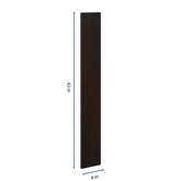 J&K Espresso K8 Wall Filler 6" W x 42" H