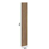 Modernform Cabinet Walnut 6" W X 42" H Wall Filler