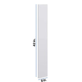 Modernform Cabinet Matte White 6" W X 42" H Wall Filler