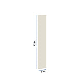 Modernform Cabinet Slim Dove White 6" W X 42" H Wall Filler