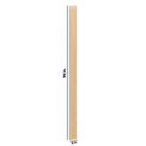 Modernform Cabinet Natural Oak 6" W X 96" H Tall Filler