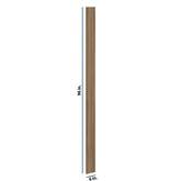 Modernform Cabinet Walnut 6" W X 96" H Tall Filler