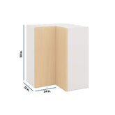 Modernform Cabinet Natural Oak 24" W X 30" H X 12" D Wall Easy Reach Cabinet