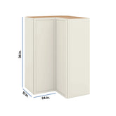 Modernform Cabinet Slim Dove White 24" W X 36" H X 12" D Wall Easy Reach Cabinet