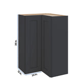 Modernform Cabinet Onyx Black Shaker 24" W X 36" H X 12" D Wall Easy Reach Cabinet