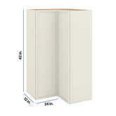 Modernform Cabinet Slim Dove White 24" W X 42" H X 12" D Wall Easy Reach Cabinet