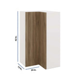 Modernform Cabinet Walnut 24" W X 42" H X 12" D Wall Easy Reach Cabinet
