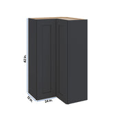 Modernform Cabinet Onyx Black Shaker 24" W X 42" H X 12" D Wall Easy Reach Cabinet