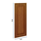J&K Mocha Glazed K10 Dummy Insert Door Panel 12" W x 30" H
