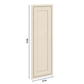 J&K Pearl Glazed H9 Dummy Insert Door Panel 12" W x 36" H
