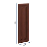 J&K Mahogany J5 Dummy Insert Door Panel 12" W x 36" H