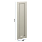 J&K Pebble B6 Dummy Insert Door Panel 12" W x 42" H