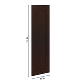 J&K Java Coffee S1 Dummy Insert Door Panel 12" W x 42" H
