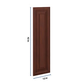 J&K Mahogany J5 Dummy Insert Door Panel 12" W x 42" H