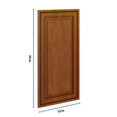 J&K Mocha Glazed K10 Dummy Insert Door Panel 15" W x 30" H
