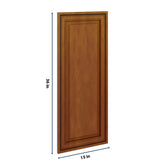 J&K Mocha Glazed K10 Dummy Insert Door Panel 15" W x 36" H