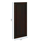 J&K Espresso K8 Dummy Insert Door Panel 15" W x 36" H
