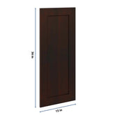 J&K Java Coffee S1 Dummy Insert Door Panel 15" W x 36" H