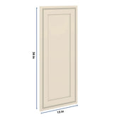 J&K Pearl Glazed H9 Dummy Insert Door Panel 15" W x 36" H