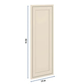 J&K Pearl Glazed H9 Dummy Insert Door Panel 15" W x 42" H